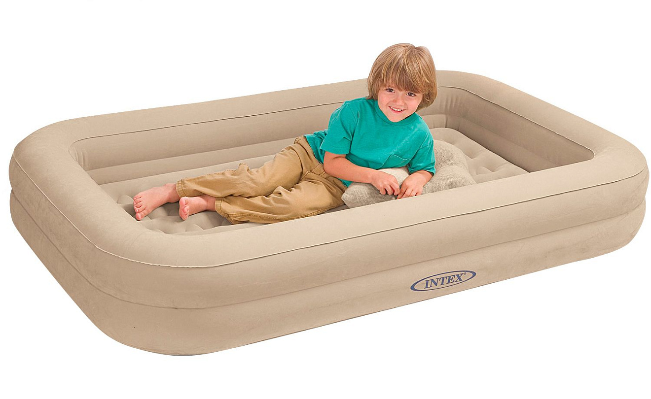 Надувная кровать для детей с бортиками